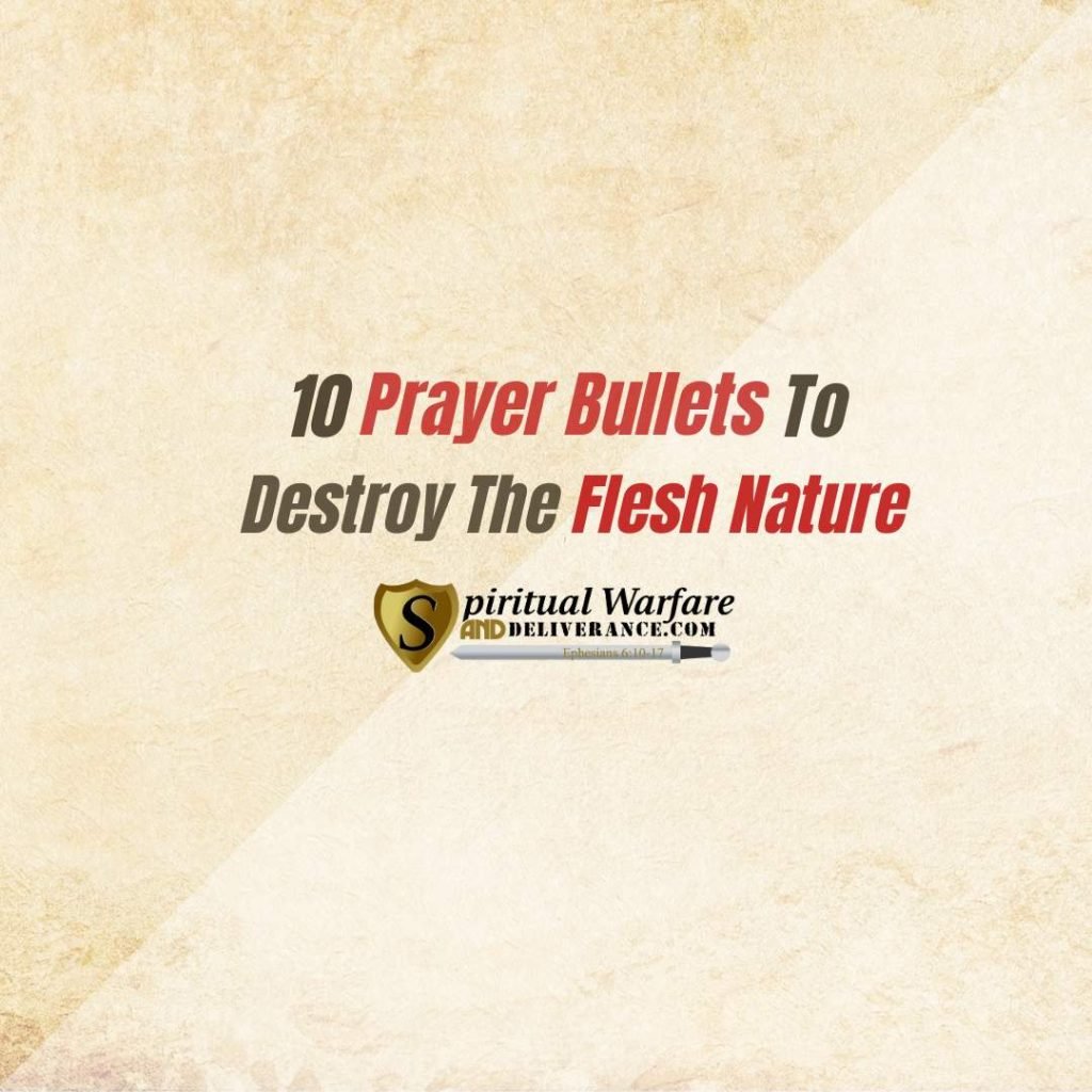 10 Prayer Bullets to Destroy The Flesh Nature