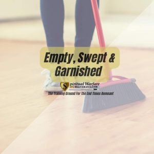 empty swept and garnished