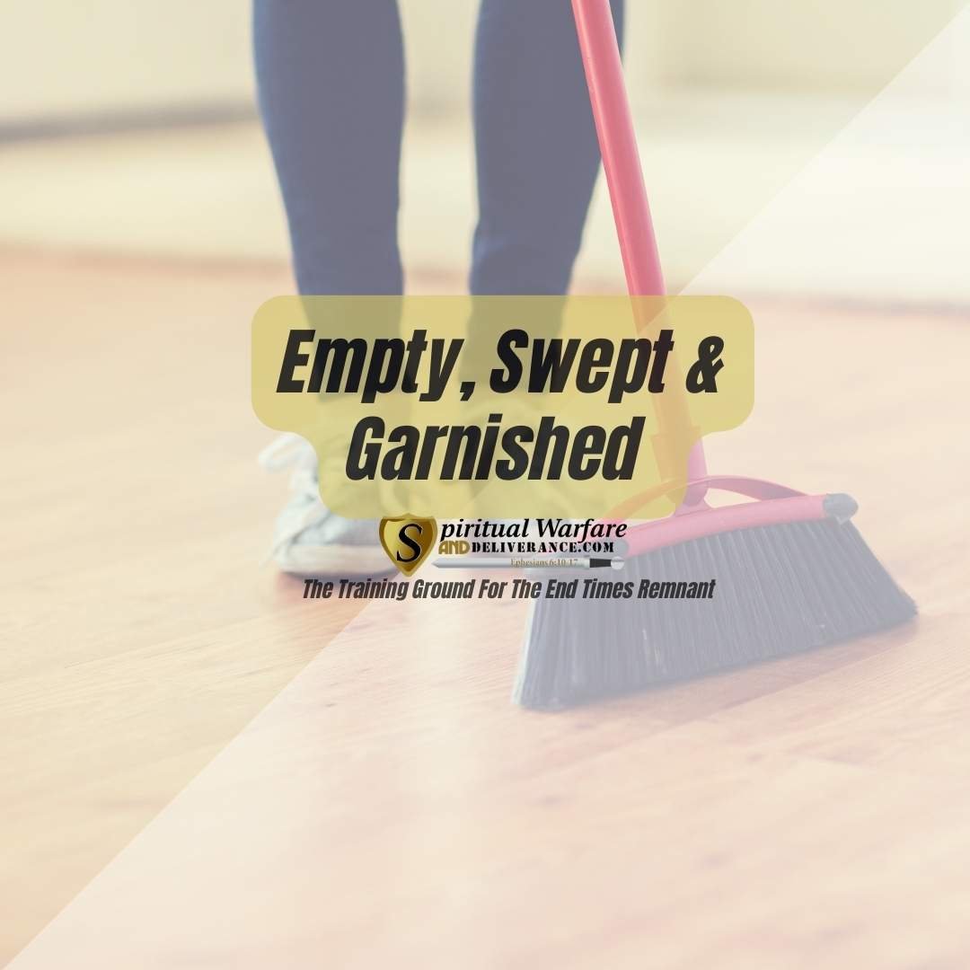 empty swept and garnished